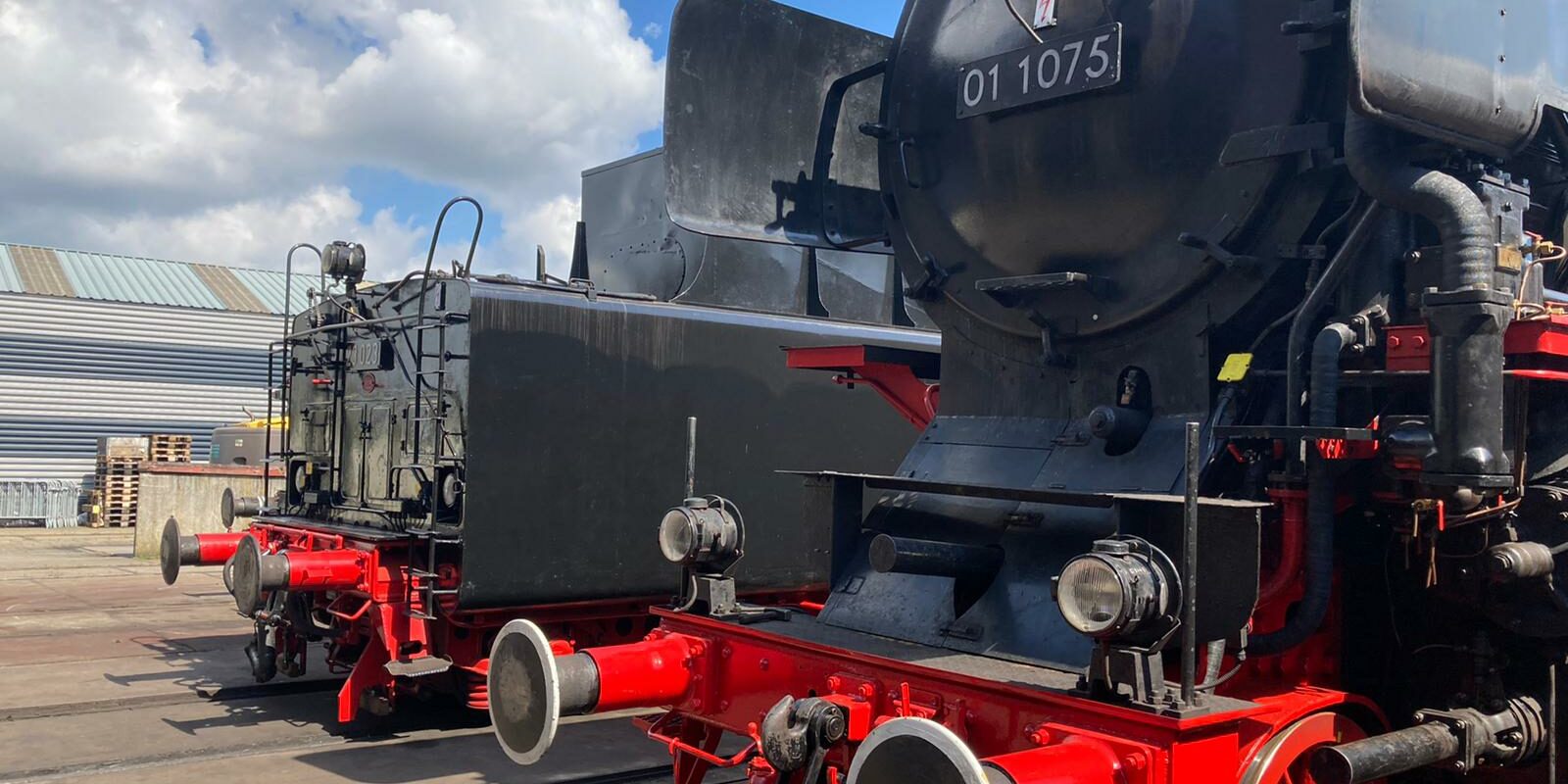 Opstookdag voor de proefrit van 1 mei 2021